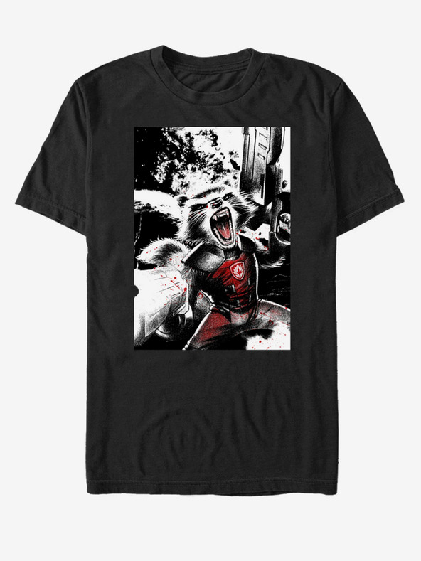 ZOOT.Fan Rocket Guardians of the Galaxy vol. 2 ZOOT.FAN Marvel - мъжка тениска