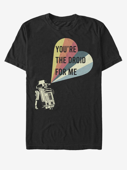 ZOOT.Fan Черна унисекс тениска Star Wars Droid For Me