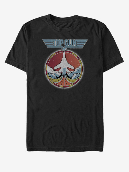 ZOOT.Fan Черна унисекс тениска Paramount Top Jet