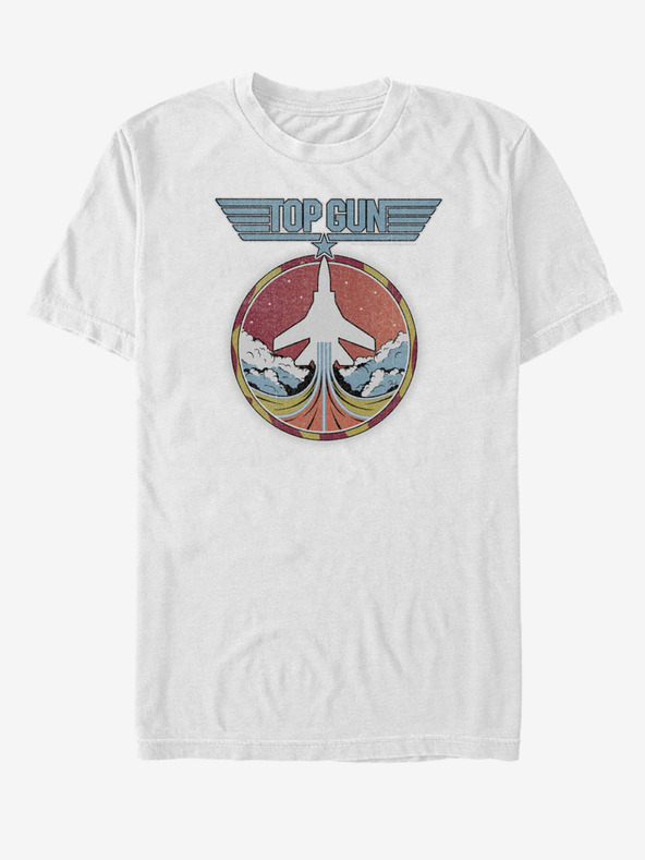 ZOOT.Fan Бяла унисекс тениска Paramount Top Jet