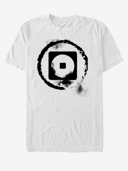 ZOOT.Fan Бяла унисекс тениска Nickelodeon Earth BW