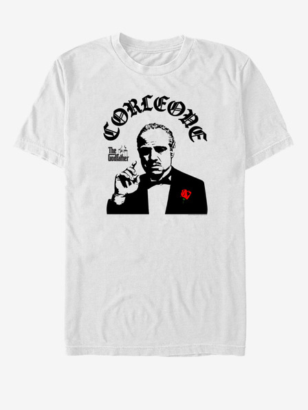 ZOOT.Fan Бяла унисекс тениска ZOOT.Fan Paramount Corleone Stencil