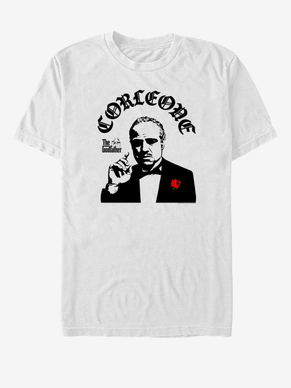 ZOOT.Fan Бяла унисекс тениска ZOOT.Fan Paramount Corleone Stencil