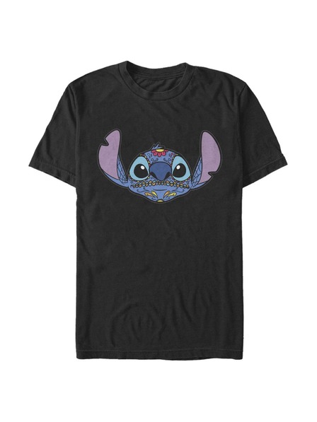 ZOOT.Fan Черна мъжка тениска Disney Classics SUGAR SKULL STITCH