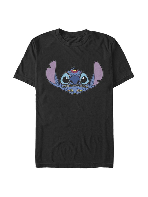 ZOOT.Fan Черна мъжка тениска Disney Classics SUGAR SKULL STITCH