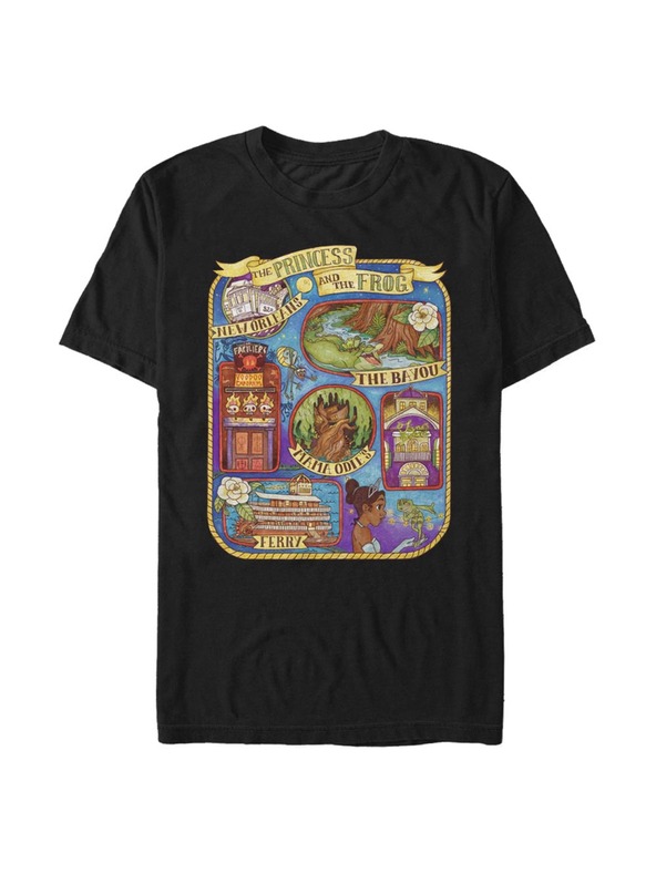 ZOOT.Fan Черна мъжка тениска Disney MAP