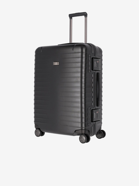 Titan Черен калъф за пътуване Titan Litron Frame M Black