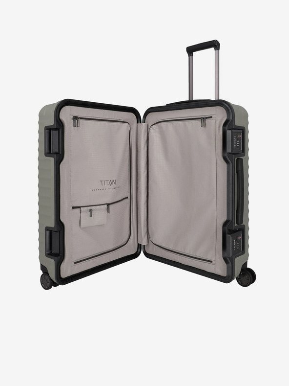 Titan Бежов пътнически калъф Titan Litron Frame M