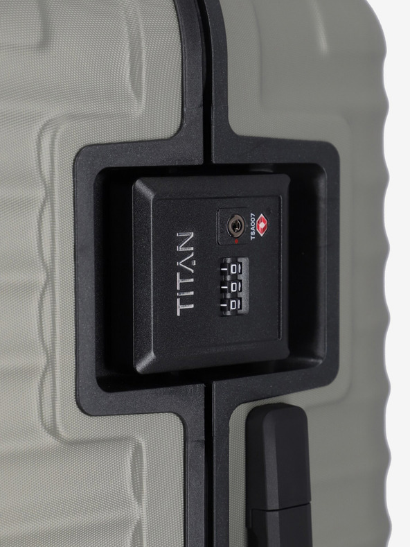 Titan Бежов пътнически калъф Titan Litron Frame M