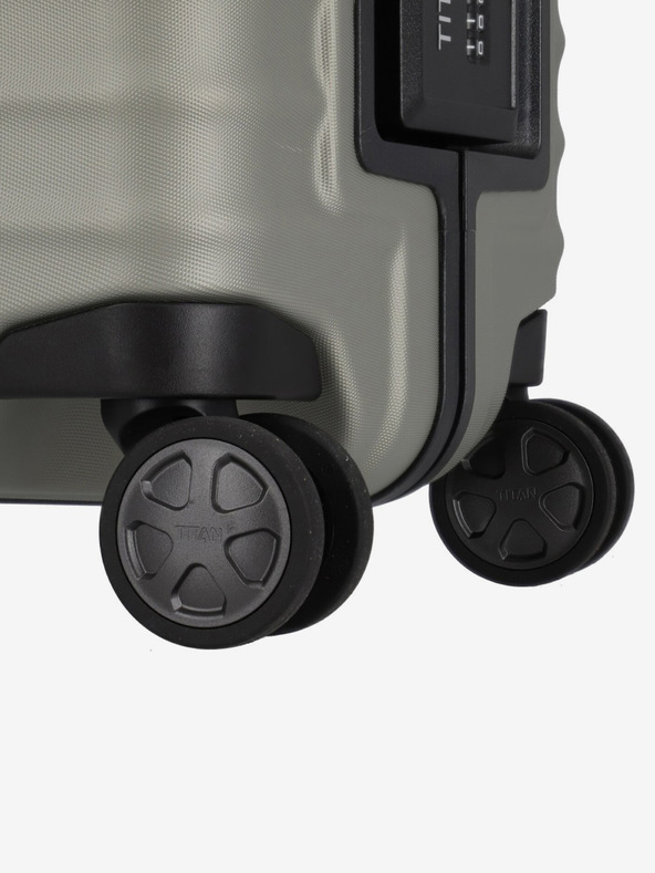 Titan Бежов пътнически калъф Titan Litron Frame M