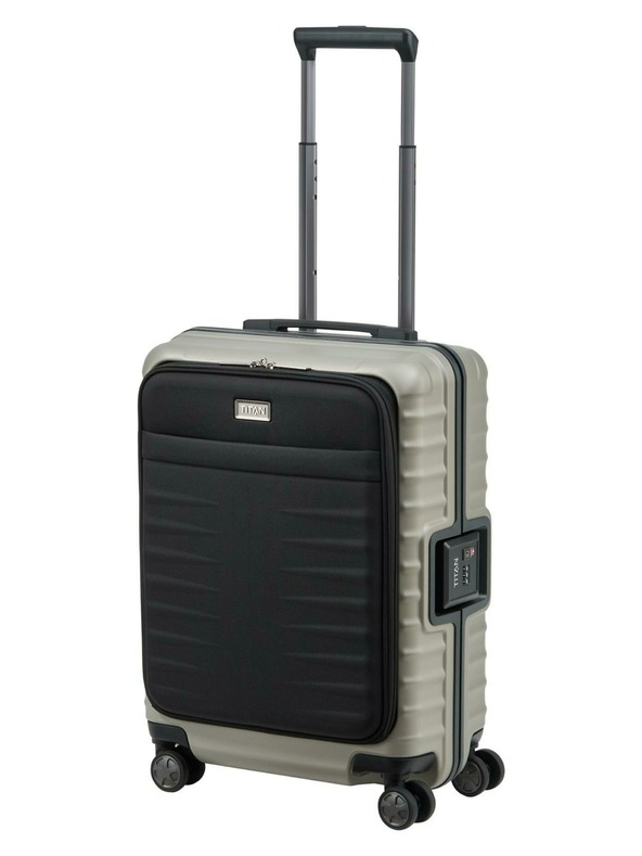 Titan Пътнически калъф Titan Litron Frame S преден джоб Шампанско