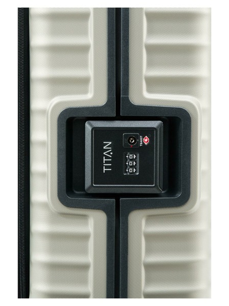 Titan Пътнически калъф Titan Litron Frame S преден джоб Шампанско