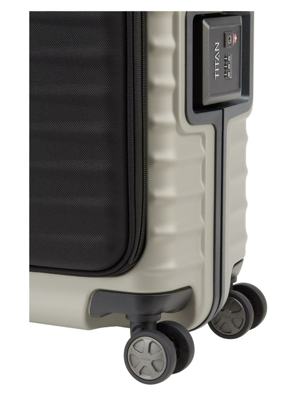 Titan Пътнически калъф Titan Litron Frame S преден джоб Шампанско