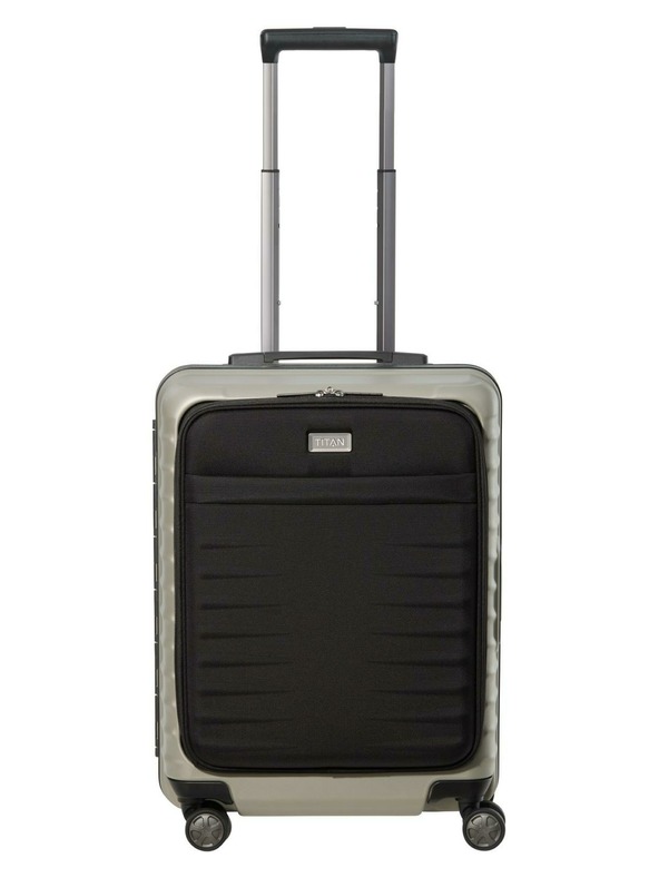 Titan Пътнически калъф Titan Litron Frame S преден джоб Шампанско