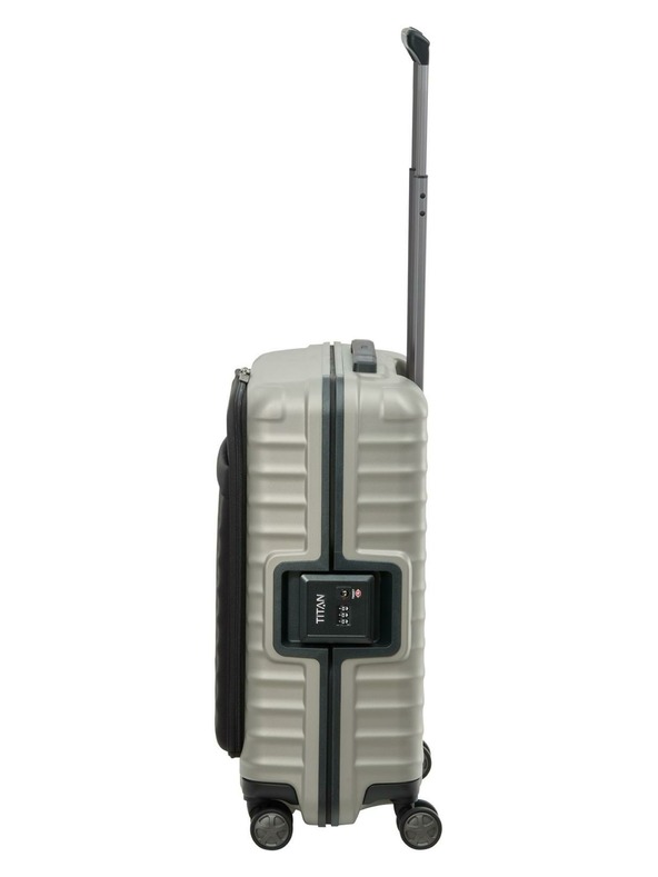 Titan Пътнически калъф Titan Litron Frame S преден джоб Шампанско