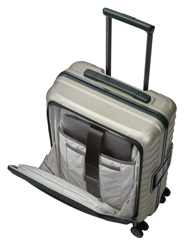 Titan Пътнически калъф Titan Litron Frame S преден джоб Шампанско