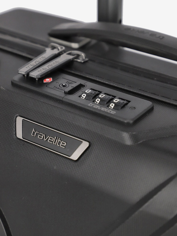 Travelite Черен куфар Travelite Elvaa 2w Business на колелца