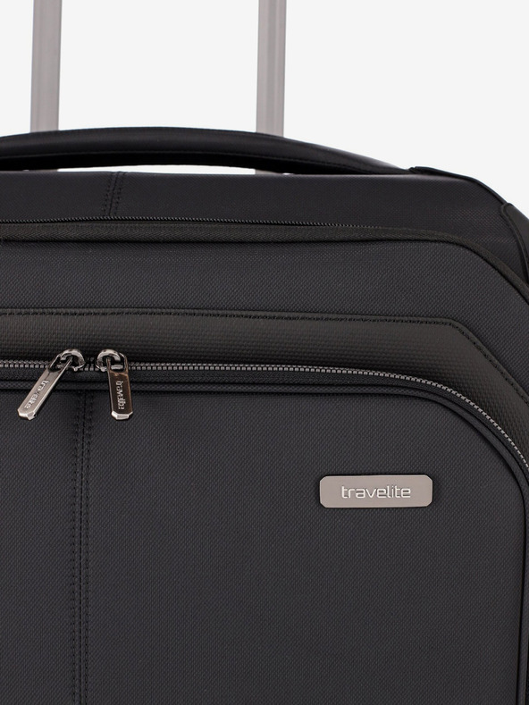 Travelite Черен пътнически куфар Travelite Priima L