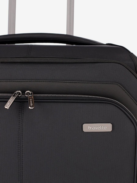 Travelite Черен пътнически куфар Travelite Priima L