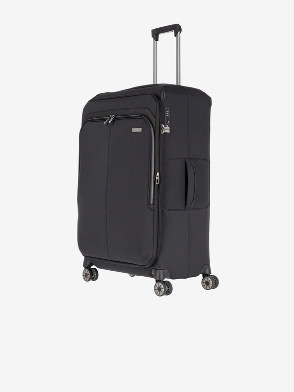 Travelite Черен пътнически куфар Travelite Priima L