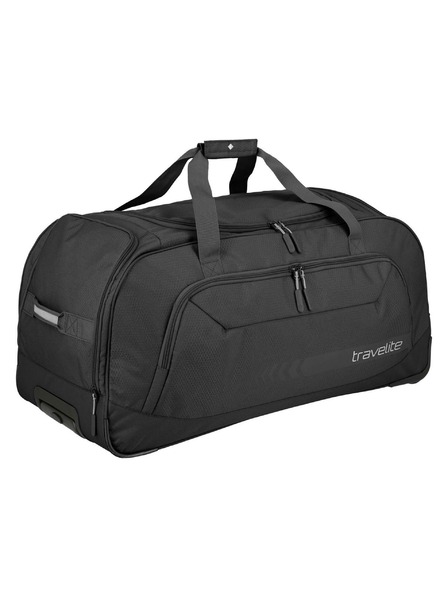 Travelite Пътническа чанта Travelite Kick Off Wheeled Duffle XL Black