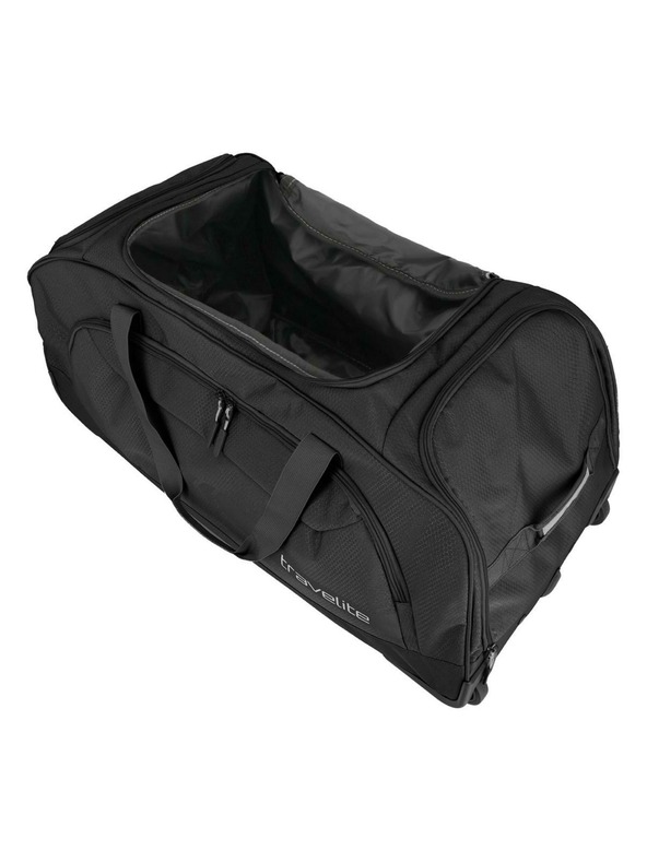 Travelite Пътническа чанта Travelite Kick Off Wheeled Duffle XL Black