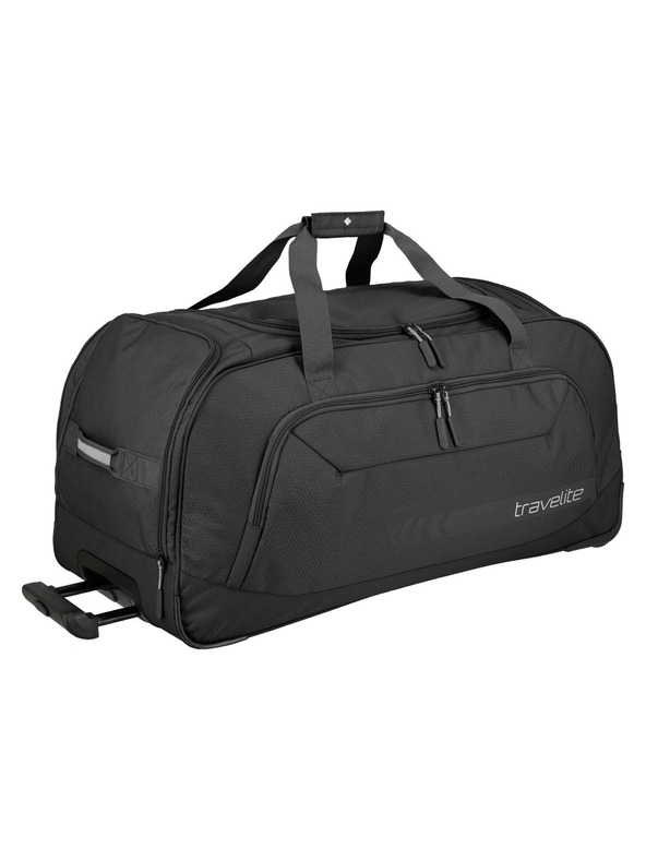 Travelite Пътническа чанта Travelite Kick Off Wheeled Duffle XL Black