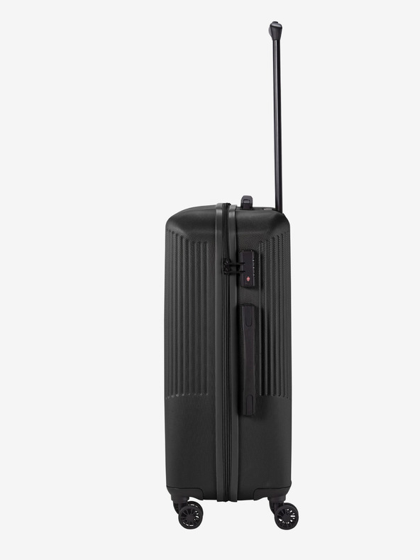 Travelite Черен пътнически куфар Travelite Bali M