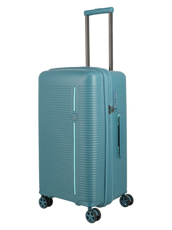 Travelite Пътнически куфар Travelite Roomer Trunk M Aqua