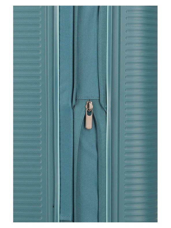 Travelite Пътнически куфар Travelite Roomer Trunk M Aqua