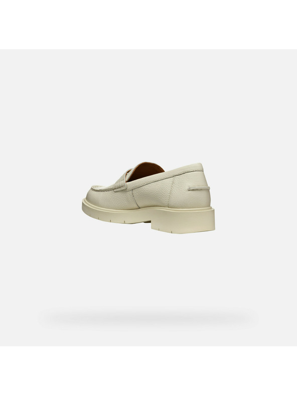 Geox Кремави дамски мокасини Geox Spherica EC1