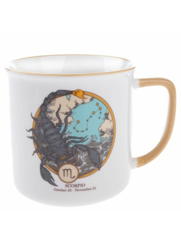 Casa de Engel Порцеланова чаша, Зодия - Скорпион, 460ml, 6/36