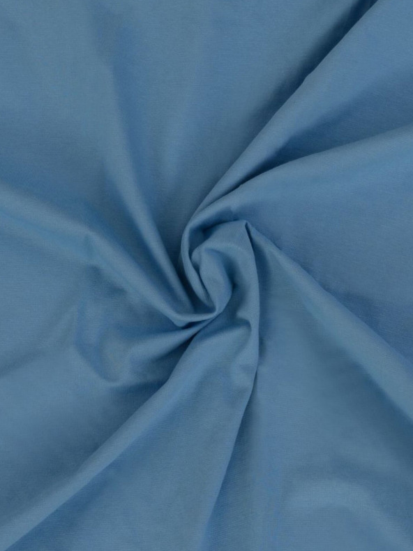 Kvalitex Чаршаф от жарсе с ликра 160x200cm светлосин Kvalitex