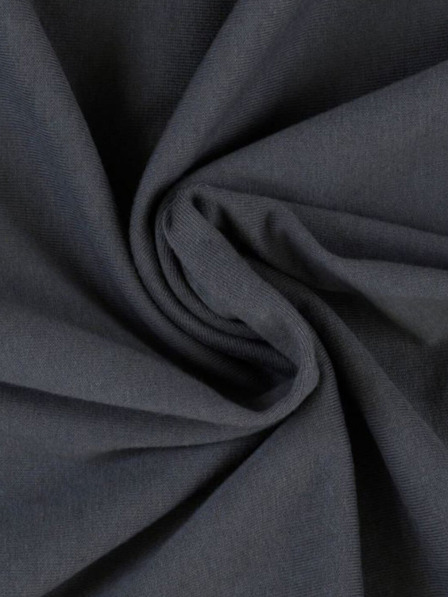 Kvalitex Джърси чаршаф 160х200 см тъмно сив