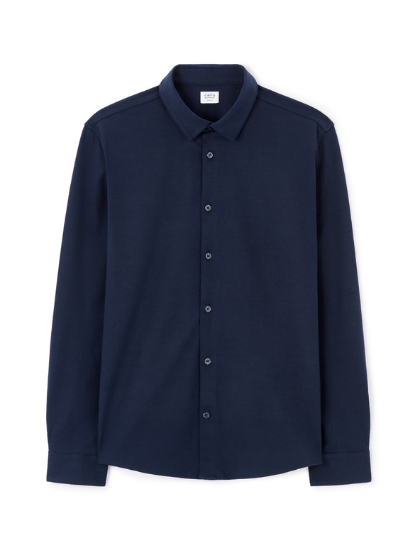 Celio Тъмносиня мъжка риза Celio Lajersey