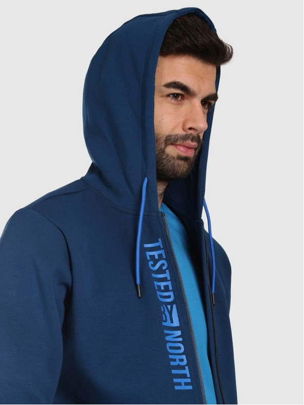 Kilpi Мъжка памучна качулка Kilpi AVILA-M Тъмно синьо