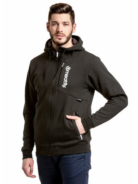 Meatfly Meatfly мъжки технически суитшърт Lightyear Black | Черна | Размер