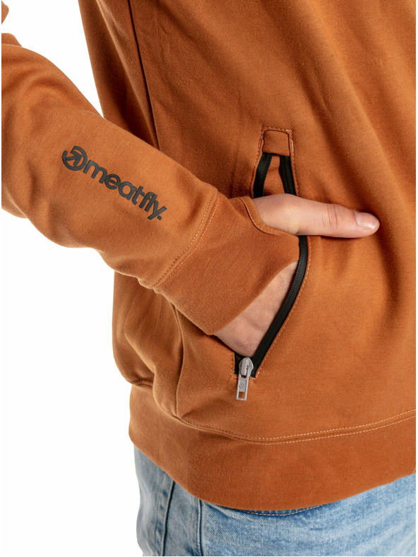 Meatfly Meatfly мъжки технически суитшърт Lightyear Brown Sugar | Кафява | Размер