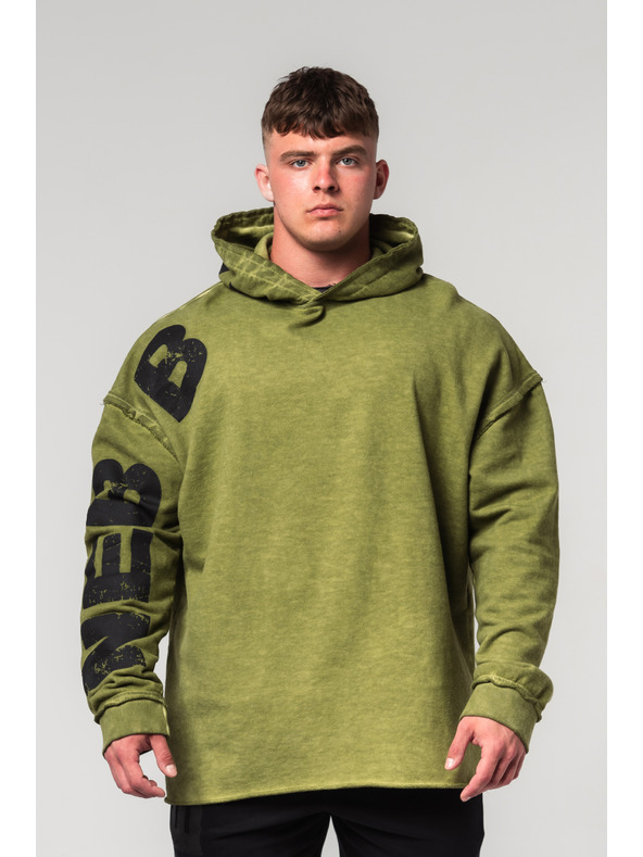 Nebbia Изпрана овърсайз качулка NO BS 371