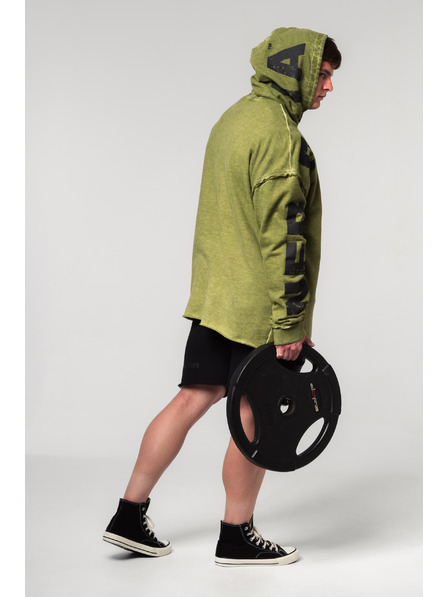 Nebbia Изпрана овърсайз качулка NO BS 371