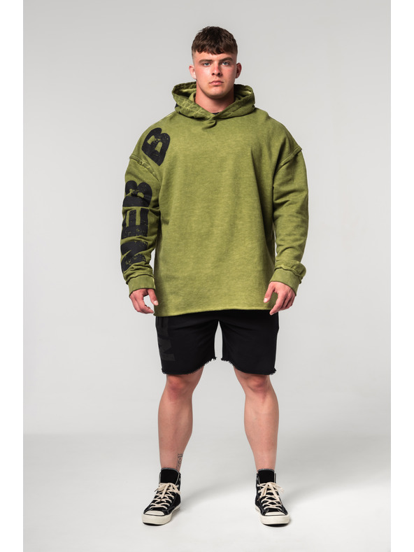 Nebbia Изпрана овърсайз качулка NO BS 371