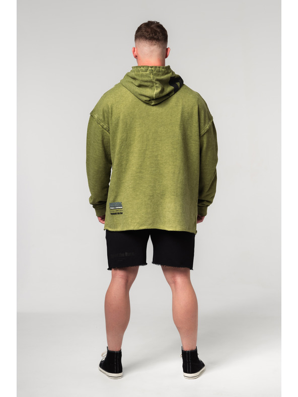 Nebbia Изпрана овърсайз качулка NO BS 371