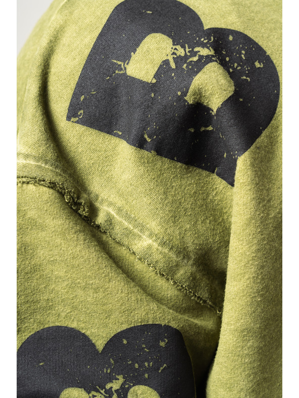 Nebbia Изпрана овърсайз качулка NO BS 371