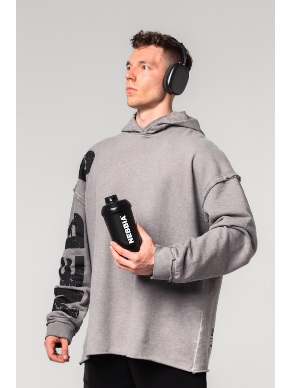 Nebbia Изпрана овърсайз качулка NO BS 371