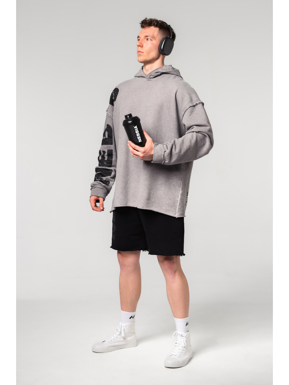 Nebbia Изпрана овърсайз качулка NO BS 371