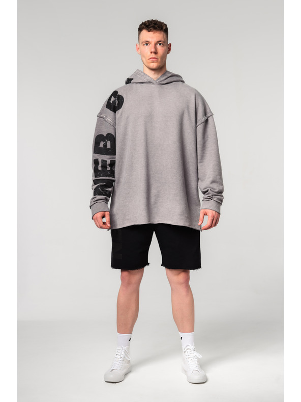 Nebbia Изпрана овърсайз качулка NO BS 371