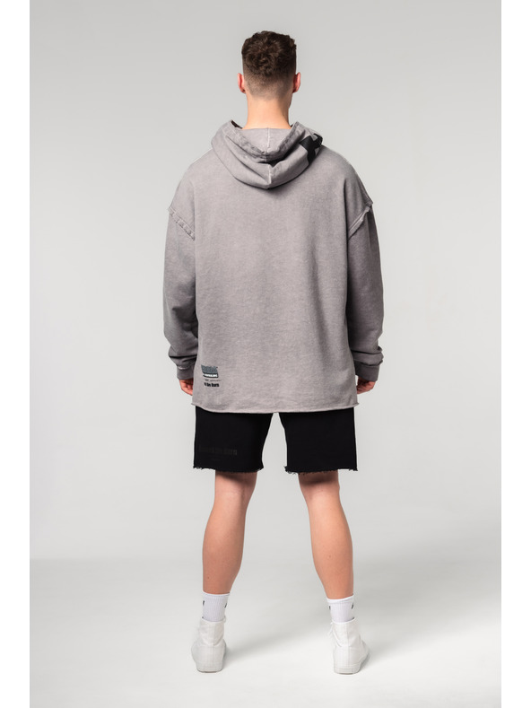 Nebbia Изпрана овърсайз качулка NO BS 371