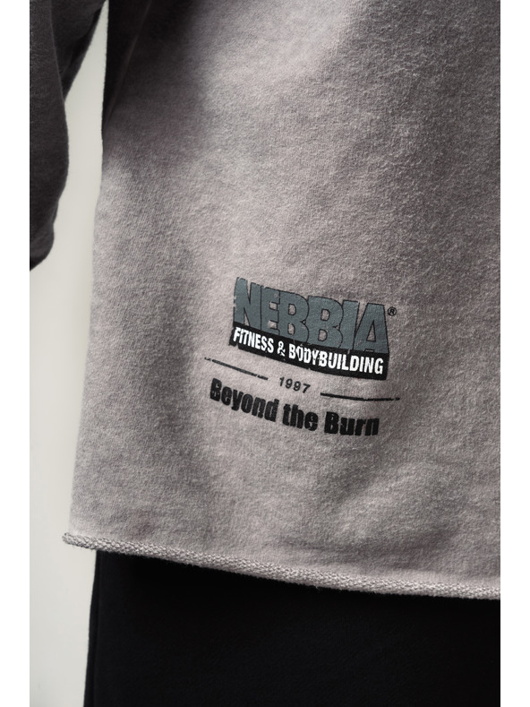 Nebbia Изпрана овърсайз качулка NO BS 371