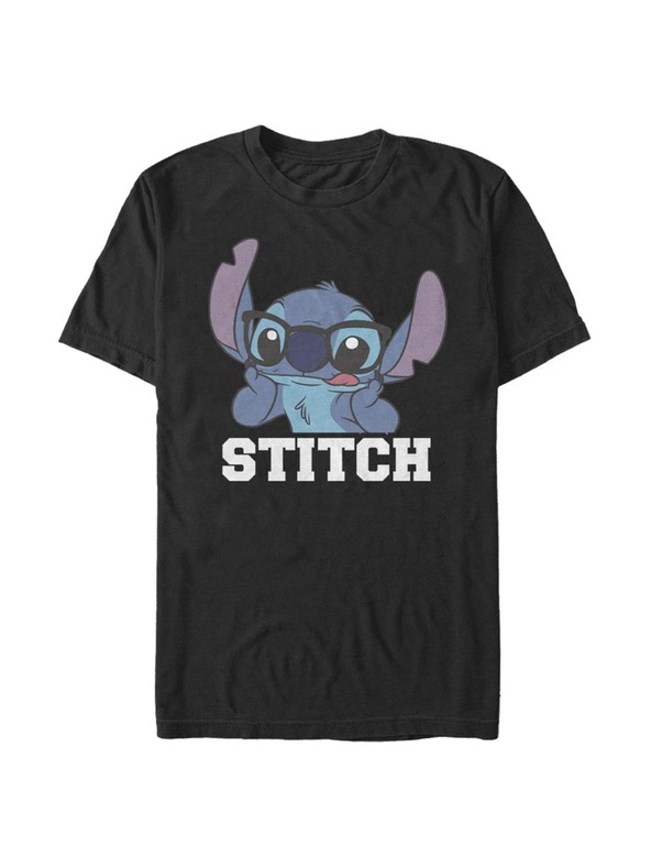 ZOOT.Fan Черна мъжка тениска Disney STITCH