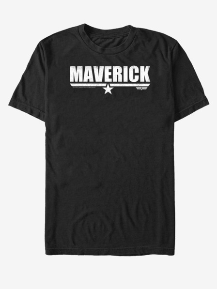 ZOOT.Fan Черна унисекс тениска Paramount Maverick